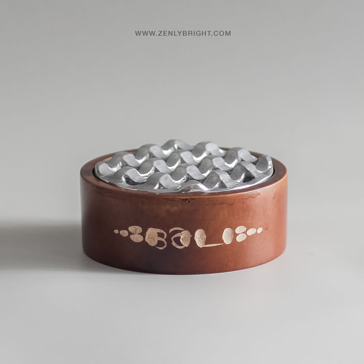 ashtray-tube-natural-brown-teak-wood-tubi-aluminium-9-holes-round-shape