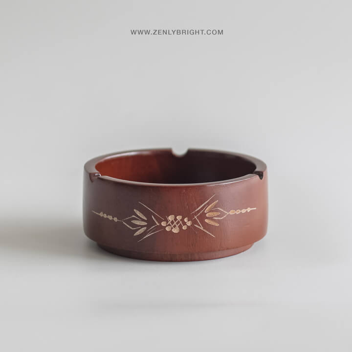 premium-ashtray-brown-teak-wood-round-shape-wholesale-retail-supplier