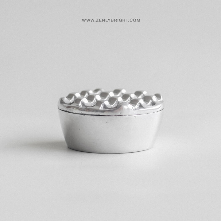 silver-aluminium-ashtray-9-holes-round-wholesale-indonesia-supplier-bali