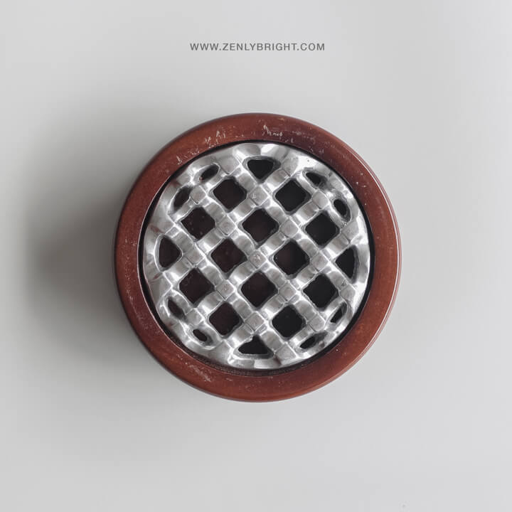 wholesale-ashtray-bali-round-shape-teak-wood-aluminium-16-holes
